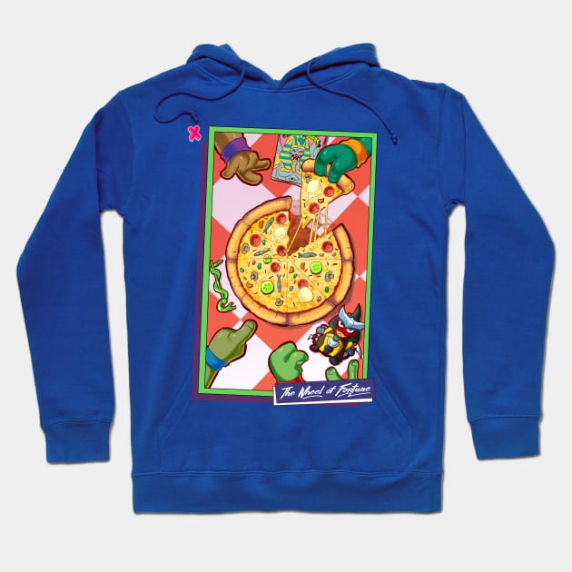 Saturday Morning Tarot X The Wheel of Fortune Hoodie by K-Bo.